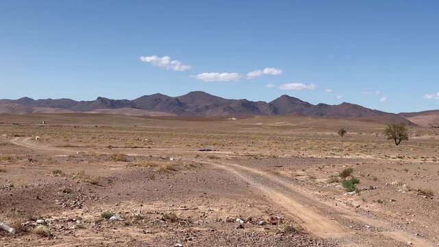 Landscpe near Taznakht, neau Ourzazate, Morocco, Africa