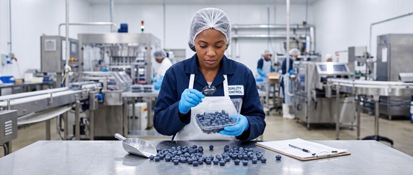 Food Safety Inspection of Fresh Blueberries in Processing Facility