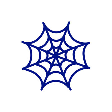 Halloween Spider Web Cartoon Icon