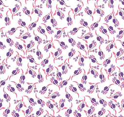 Seamless allover abstract motif and Buti pattern background design  © SKD