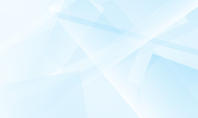 Fototapeta premium Abstract Light Blue Geometric Overlapping Crystal Lines Vector Background Illustration