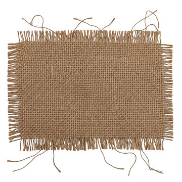 Woven brown burlap fabric texture pattern