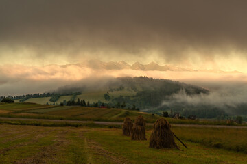 góry , Karpaty , Pieniny, Tatry , Polska , Małopolska, jesień © Daniel Folek
