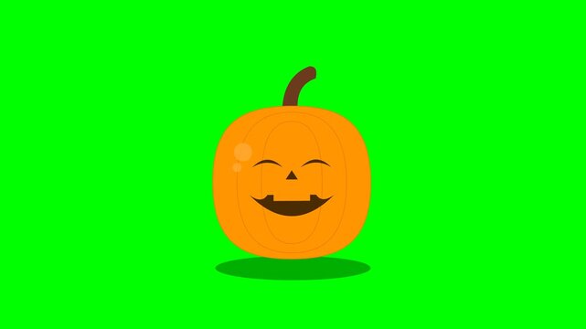 helloween icon white green screen background