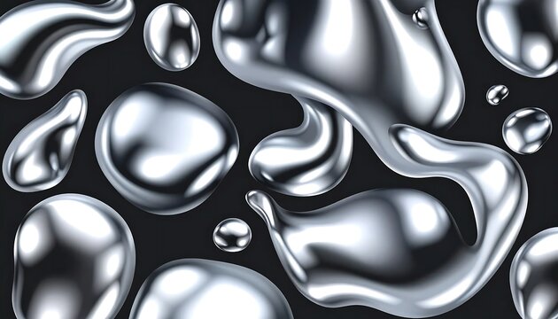 Close-up view of metallic silver ball bearings arranged in a circular pattern.