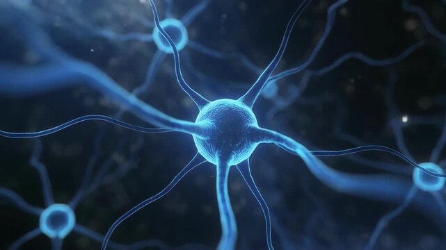 Detailed microscopic visualization of neural networks transmitting signals in the brain