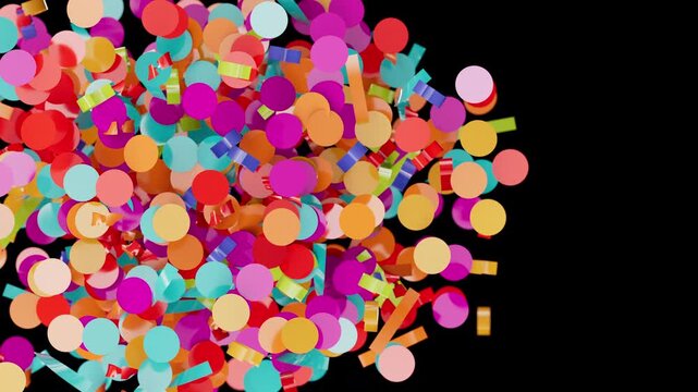 Bright festive graphic element for joyous party celebration background design.
