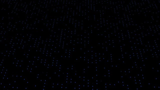 Dark blue micro dot matrix on black