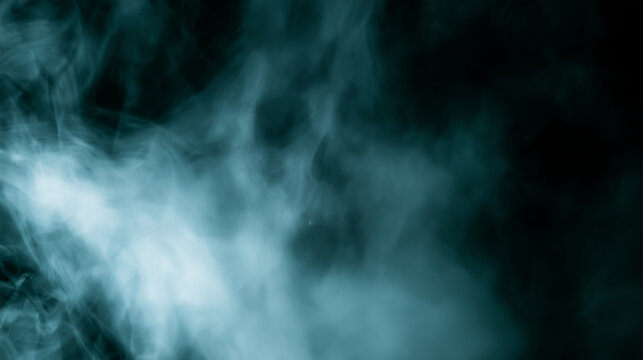 Close-up of a frightening spirit face materializing inside swirling dark vapor, empty eye sockets and shadowed mouth barely visible through the smoky veil, Halloween nightmare, gho