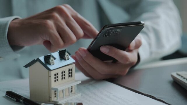 man calculate tax invoice at home, summarizing taxes, money planning