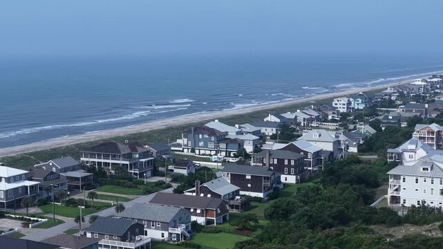 Atlantic Beach NC Beaches, Homes and Coastal Neighborhoods on Crystal Coast in summer season