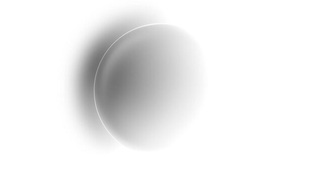Circle grey glassmorphism background effect