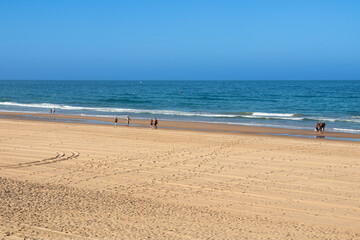 La Barrosa beach in Sancti Petri, Cadiz, Spain, in august 2026 © josevgluis