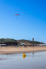 La Barrosa beach in Sancti Petri, Cadiz, Spain, in august 2026 © josevgluis