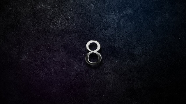 Countdown Dark Rough Wall Surface Texture with Soft Top Spotlight Title Movie Grunge Action Cinematic Trailer Animation Background