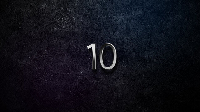 Countdown Dark Rough Wall Surface Texture with Soft Top Spotlight Title Movie Grunge Action Cinematic Trailer Animation Background