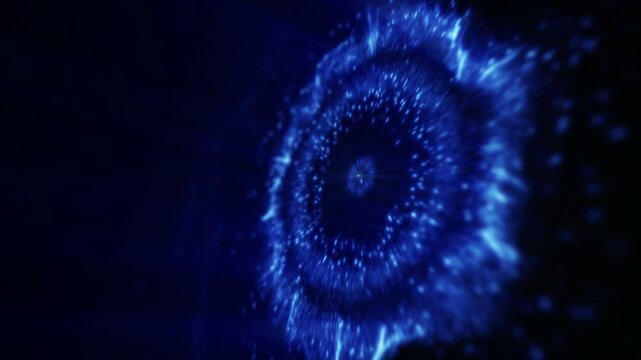 Abstract Space or Time Travel Concept Background Motion Loop 4K