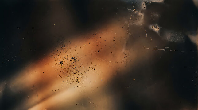 Close up of a metal grinding process creating bright orange sparks flying in a dark industrial workshop environment