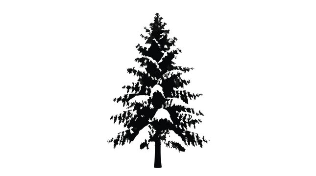 CAD tree lines, grass Hand-drawn pine tree silhouettes vector set, two black stylized fir graphics for rustic logo and card design, vintage woodland nature illustration elements isolated on