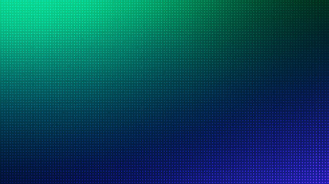 Abstract Green and Blue Halftone Dot Gradient Background