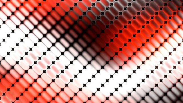 Orange and White Abstract Magic Liquid Glow Neon Texture Background VJ Loop in 4K