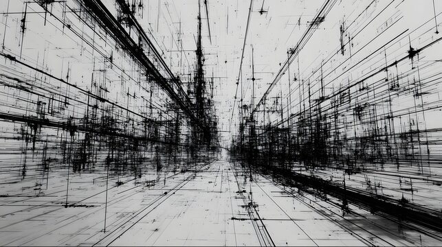 of creativity visualized as abstract hand drawn light forms