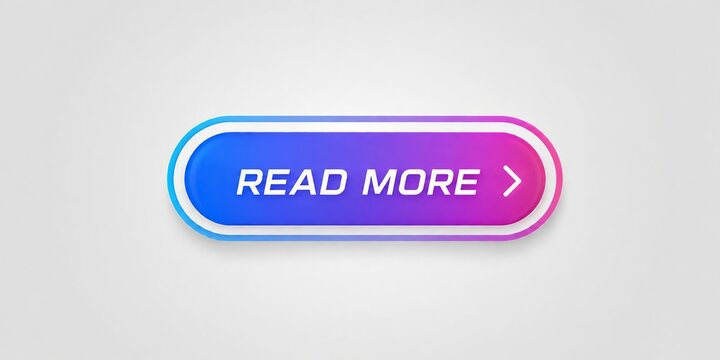 Modern read more button with gradient blue and pink colors and white text