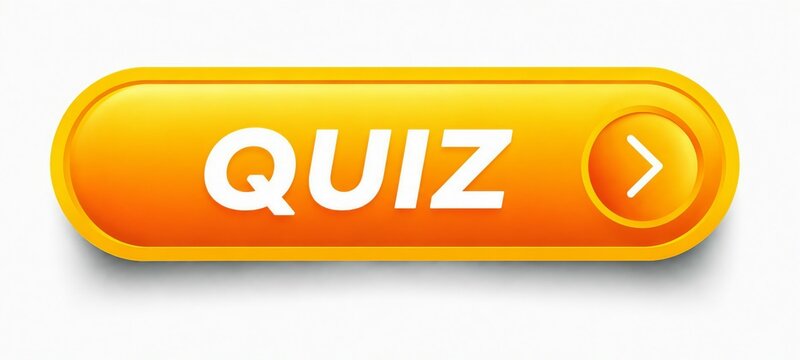 Bright orange quiz button with white text and play arrow