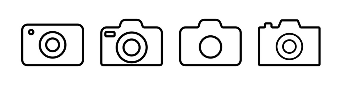 Camera icon vector illustration. photo camera sign and symbol. photography icon.