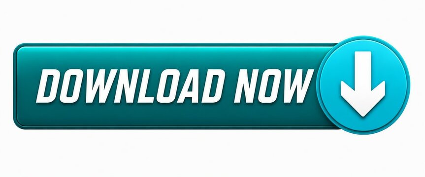 Download now button with arrow icon in modern blue gradient design