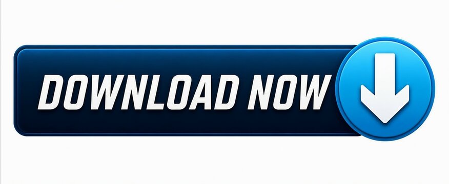 Download now button with arrow icon on dark blue background