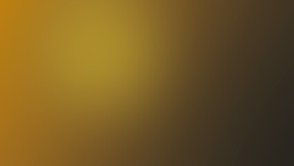 Golden yellow and dark brown abstract gradient background for creative design use.