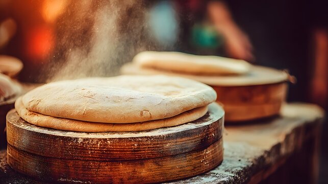 with flour clouds rolling dough stacked trays and sugar sprinkles scattered widely