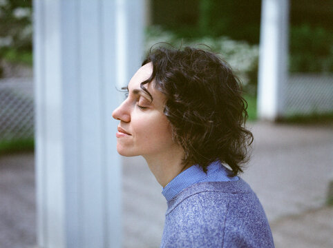 Dreamy portrait of a woman