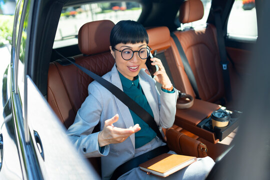 Businesswoman on Phone Call