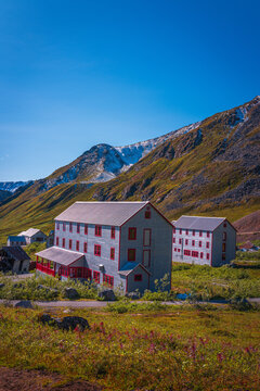 Palmer Alaska autumn landscape at Independence Mine State Historical Park and Talkeetna Mountains
