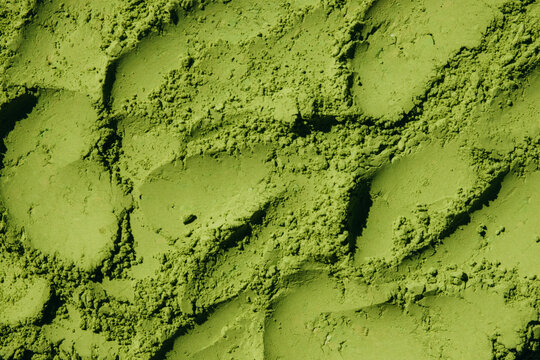 Green Matcha Powder Texture
