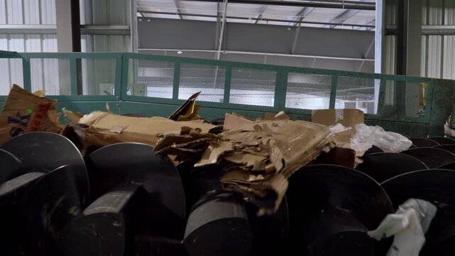 Sorting Machine at Recycling Center
