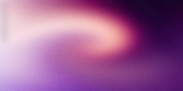 Purple gradient background with blurry outlines