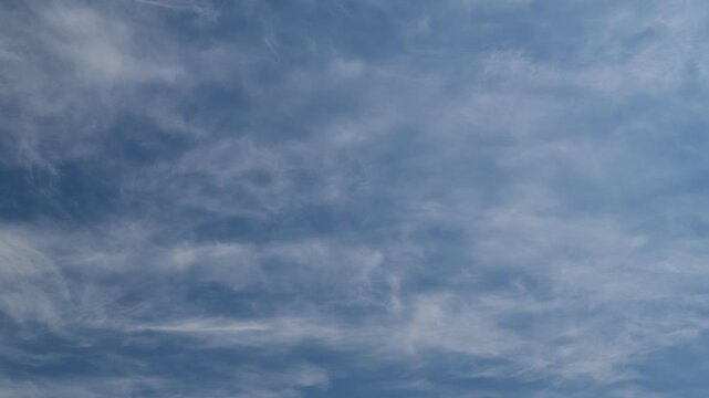 thin cloud haze creating a uniform soft pattern across the entire frame