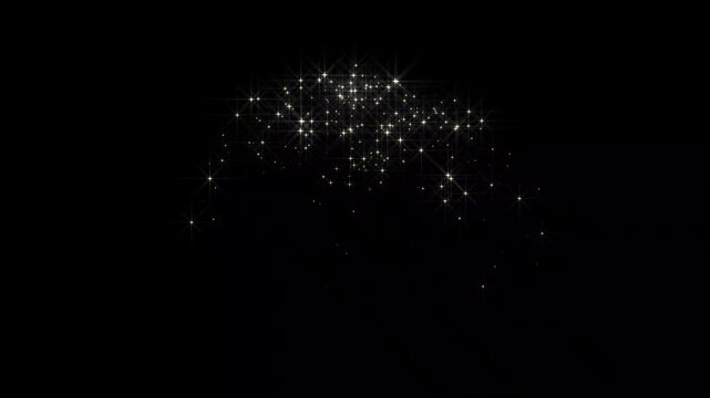 glitter sparkle burst shine twinkle effect, white stars glow animation, fairy dust glitter trail transition glitter stars trail transition on a black screen background, 4 K. stars magic tail