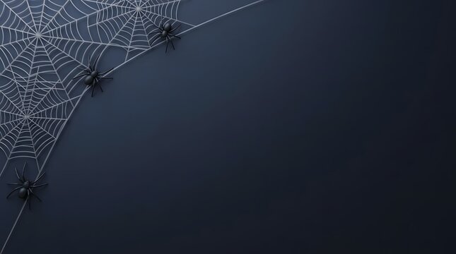 Minimalist dark blue background with a subtle textured edge perfect for creative halloween holiday graphic design projects and posters