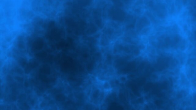 Animated royal blue color smoke textured gradient design loop able smokey background
