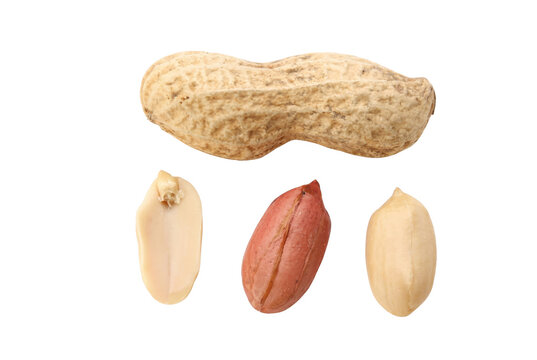 Composition of unshelled and shelled peanuts