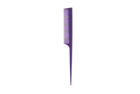 Professional Purple Fine Tooth Tail Comb for Hair Styling