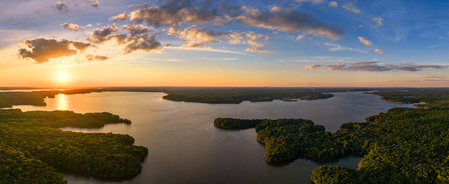 scenic view of the land between the lakes of western kentucky