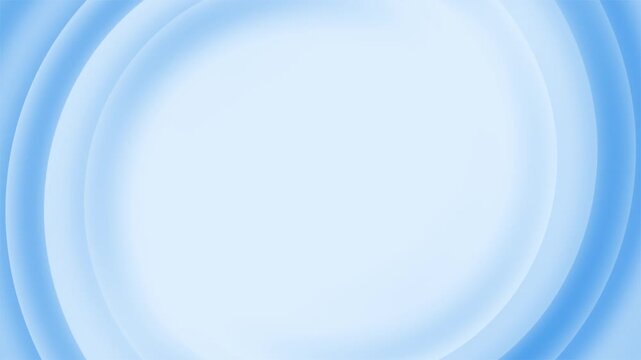 Animated blue color simple and classy circular shapes with blank space loop able background for logo reveal business purpose