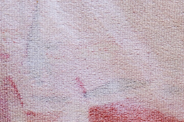 Pink Stained Microfiber Towel Texture  Abstract Fabric Surface Background © GraphicsLetters