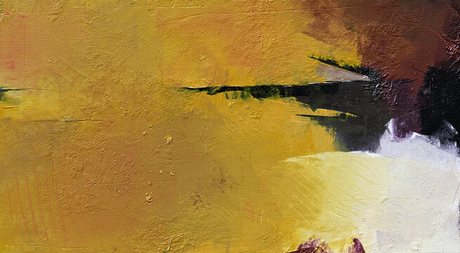 Radiant yellow digital painting with a subtle grunge underlay, providing a warm and energetic backdrop for professional projects.