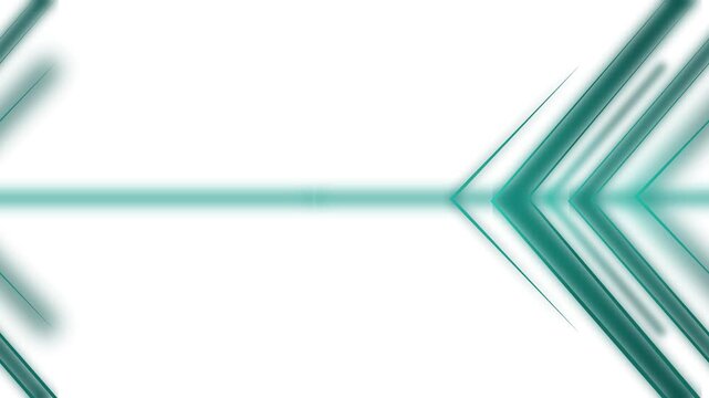 Minimalist abstract geometric design with blurred chevrons and horizontal line animation